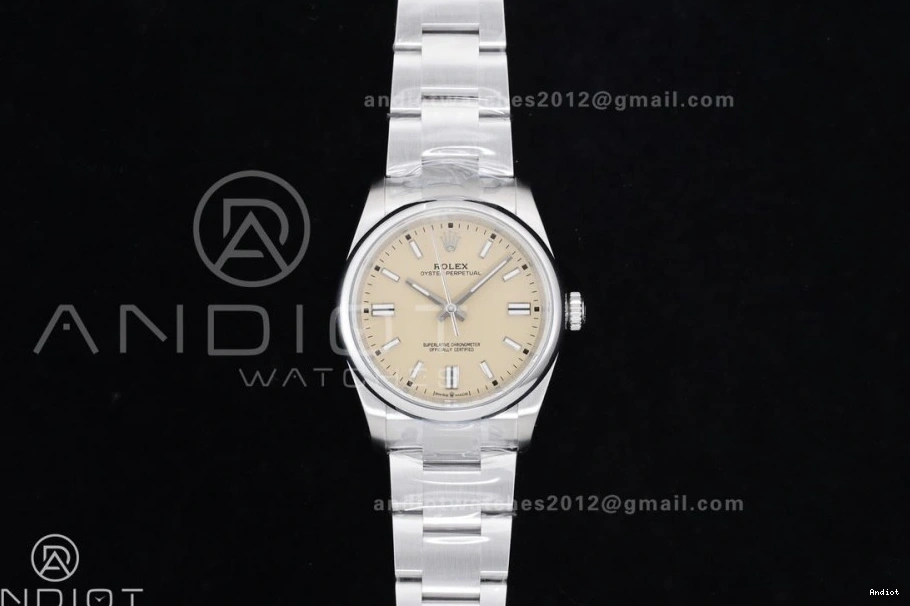 Beige Best 904L Dial 126000 VR3230 Steel Edition 36mm KRF 1:1 Perpetual Oyster 0429